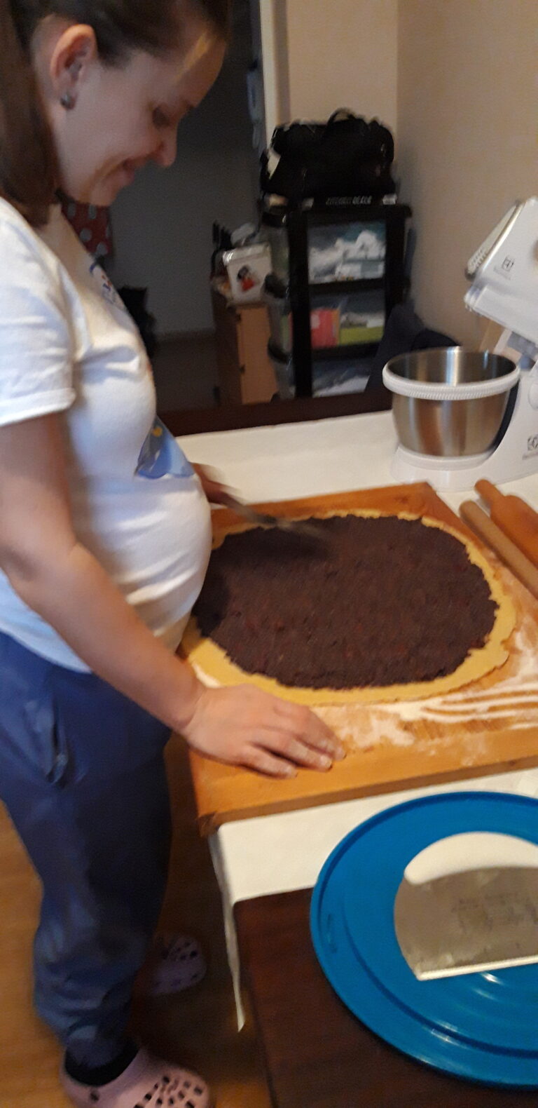 Karácsony sütés főzés pocival.