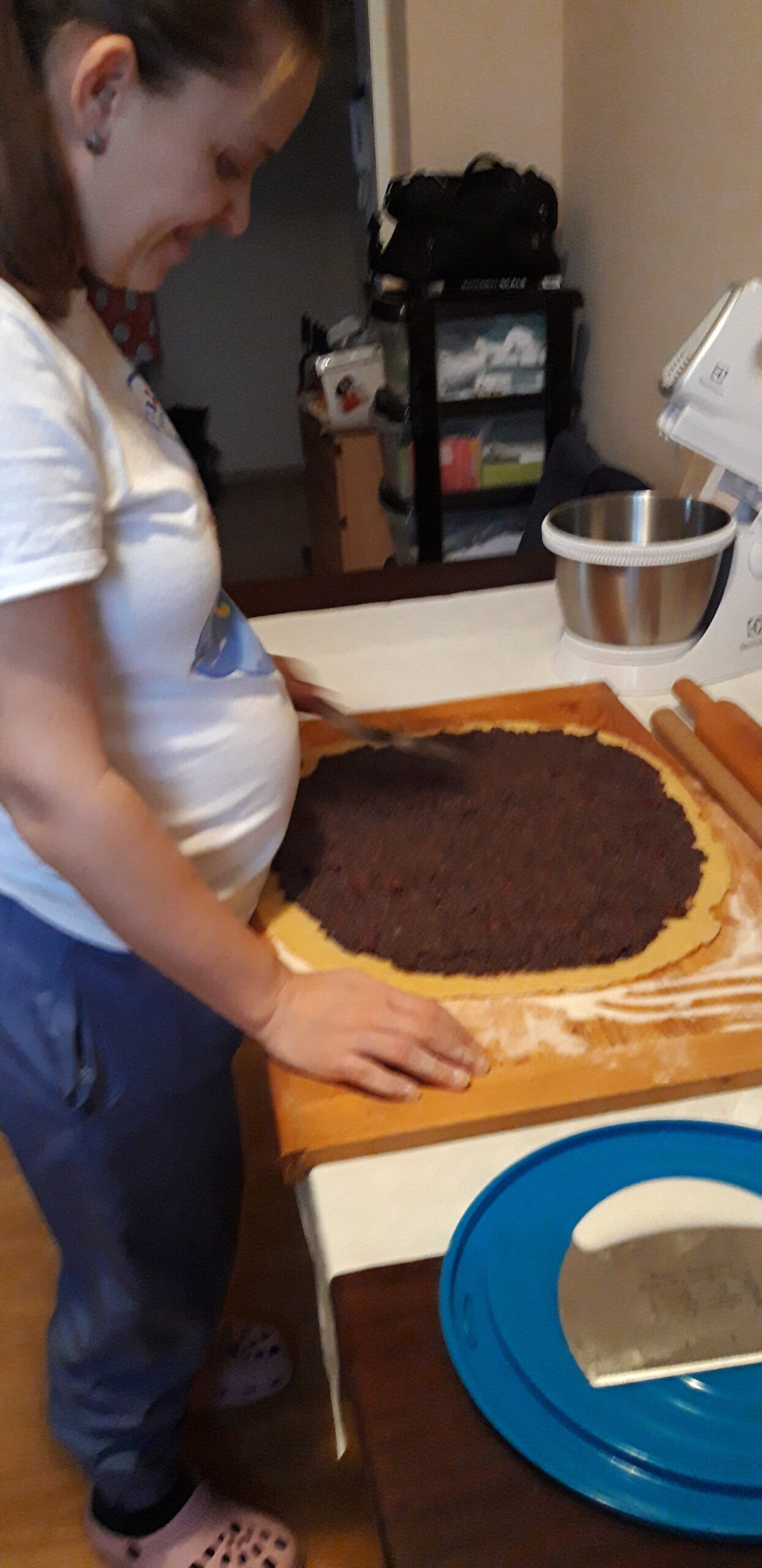 Karácsony sütés főzés pocival.